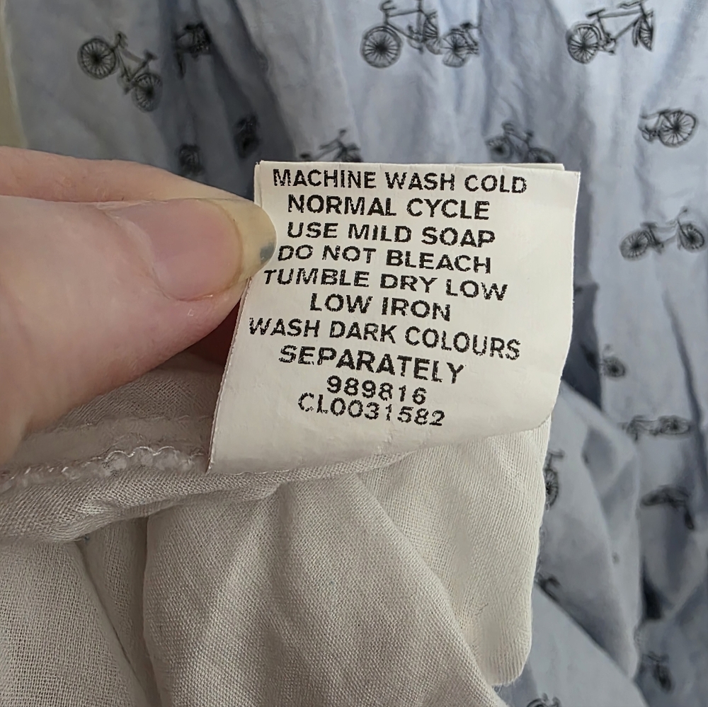 Eshakti Bicycle Print Fit And Flare Dress - Picture 5 of 5